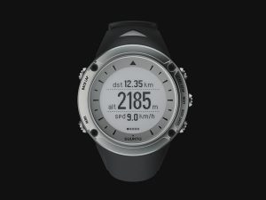 Suunto Ambit 330-foot water-resistant watch with heart rate monitor, available at Laguna Sea Sports (949-494-6965; lagunaseasports.com).