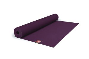 Eco-friendly yoga mat by Manduka, available at YogaWorks, Laguna Beach (949-415-0955; yogaworks.com).