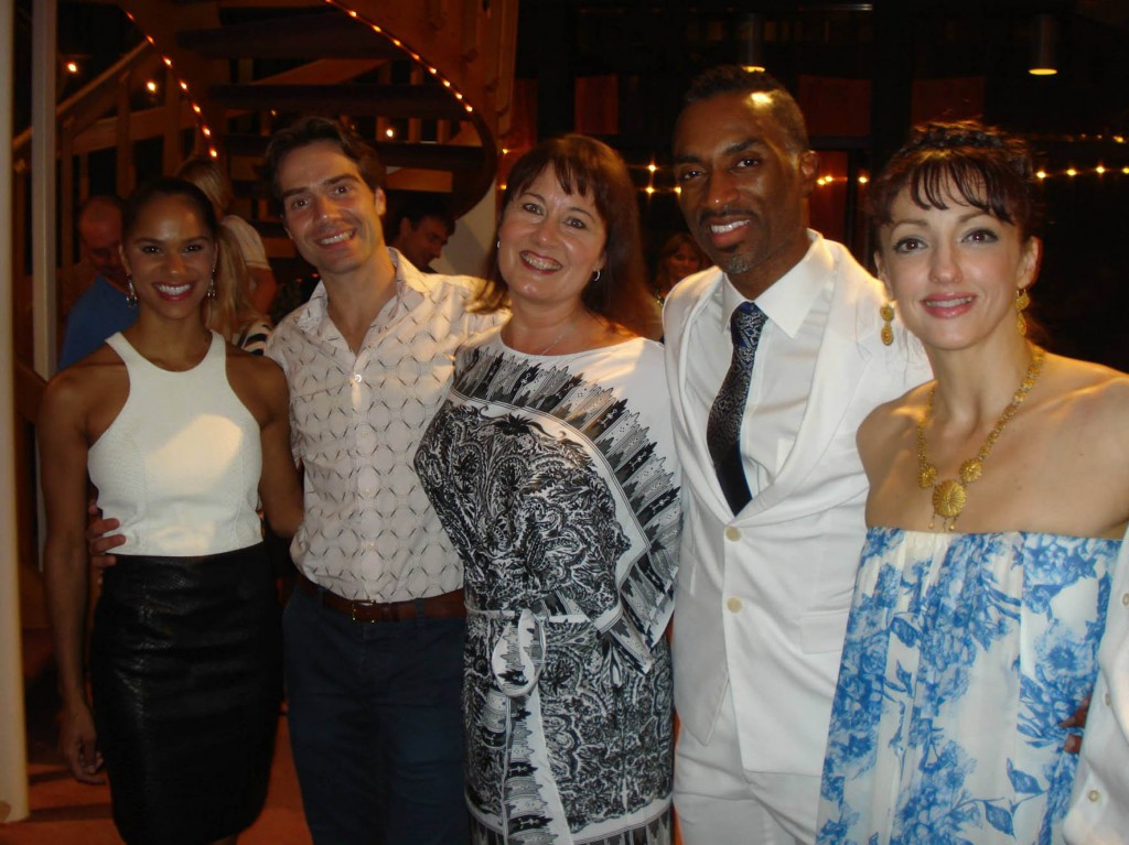 Misty Copeland, Gonzalo Garcia, Jodie Gates, Desmond Richardson, Lorena Feijoo (photo by Barbara McMurray)