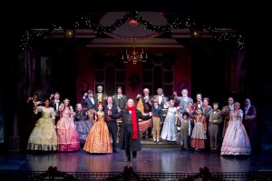 The cast of South Coast Repertory's 2013 production of A Christm