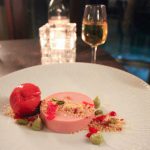Pink peppercorn and lychee panna cotta_by Ashley Ryan