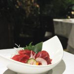Bluefin tuna sashimi at San Shi Go