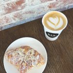 Laguna Latte with almond croissant at Blk Dot_courtesy of Blk Dot Coffee