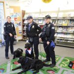 Handlers and dogs at library_Nicole Rice