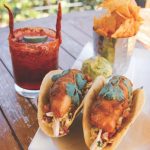 fish tacos and the Chile del Diablo margarita at Harvest_Ashley Ryan