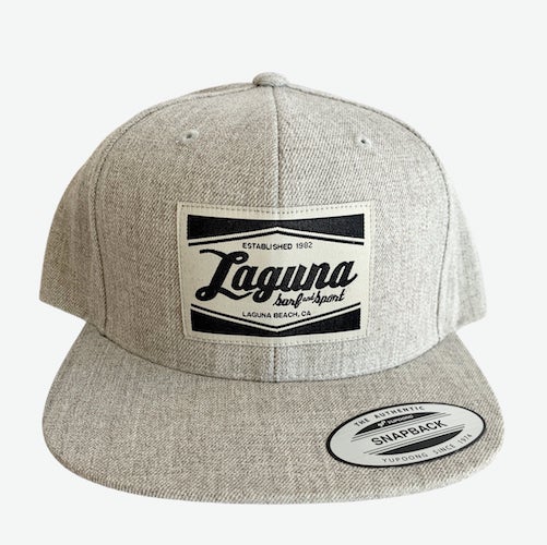 snapback heather grey