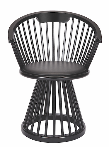 Vertigo Fan Dining Chair Black_Main_Cut out